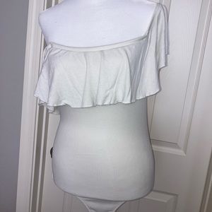 Express white body suit